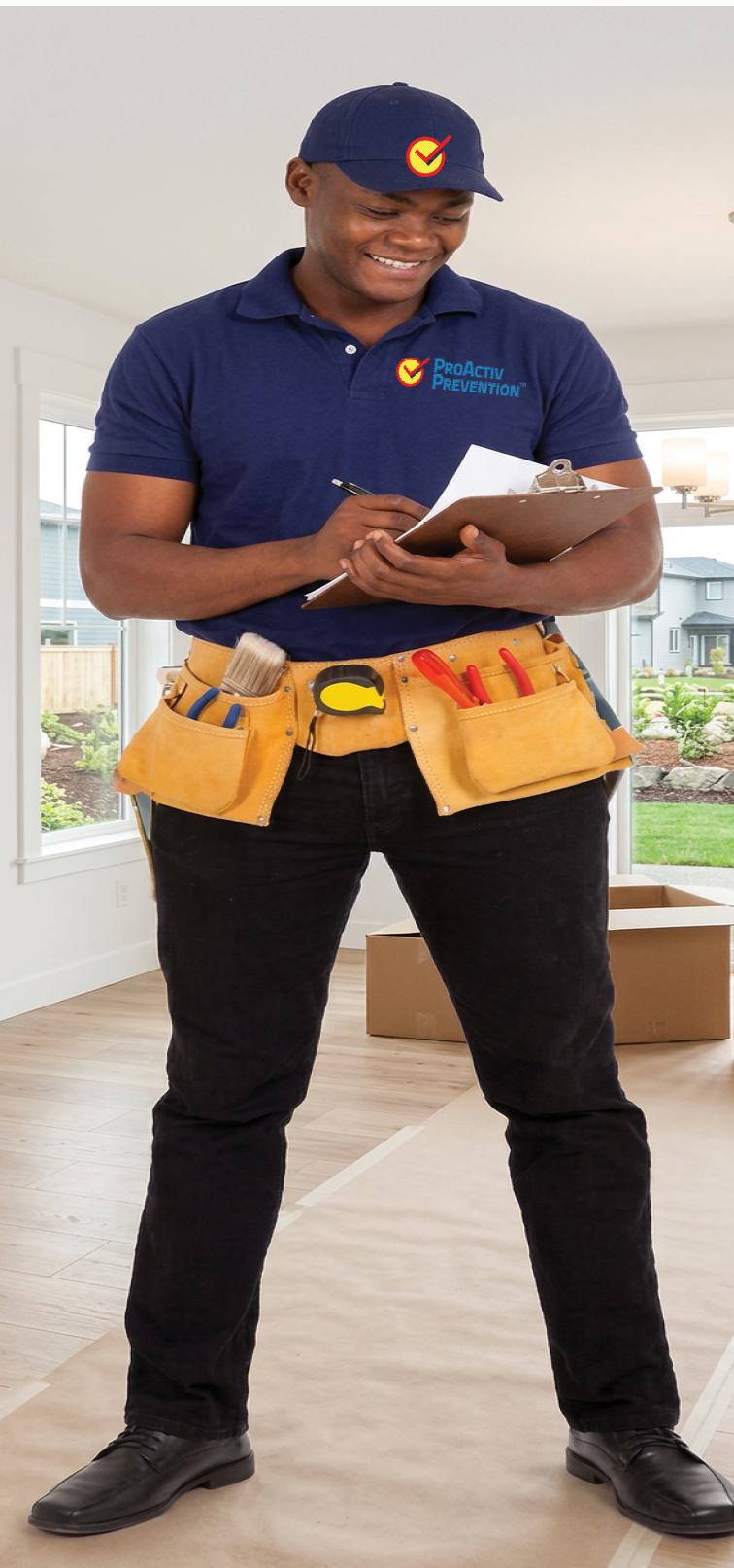 ProActiv Prevention Handyman Move in move out checklist- move in & move out handyman services